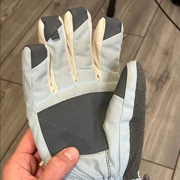Women’s Head Blue and White Ski Gloves Size L - Picture 6 of 11